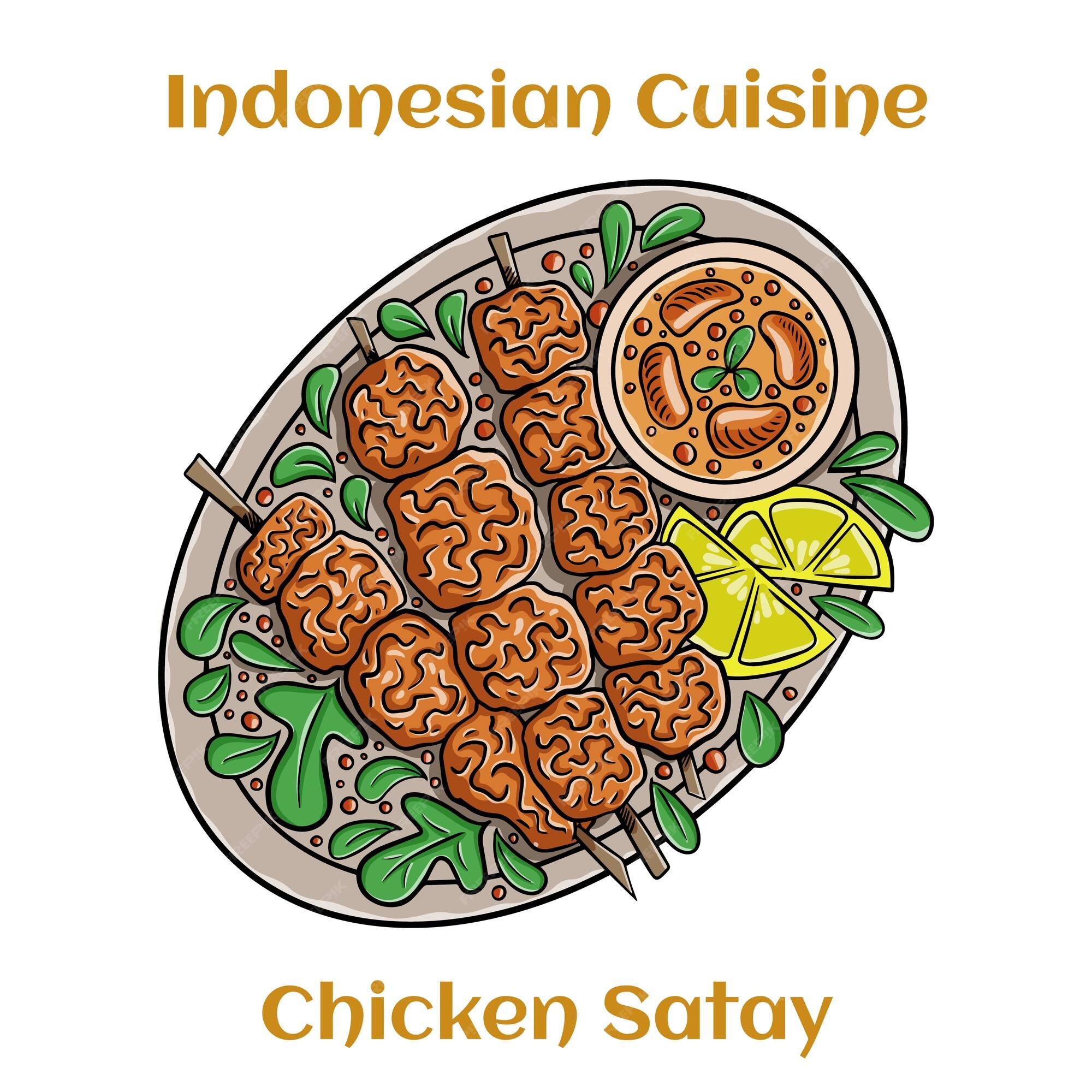 premium-vector-grilled-chicken-satay-skewers-with-with-lime-and-chili