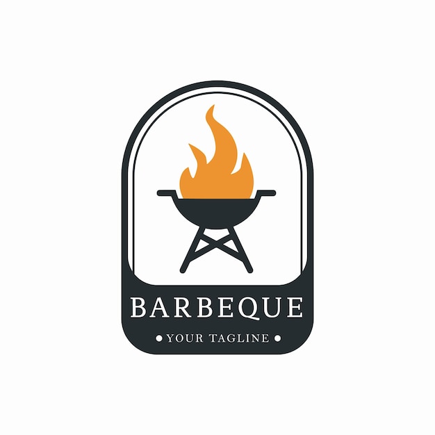 GrillWorx Bold BBQ 로고 디자인