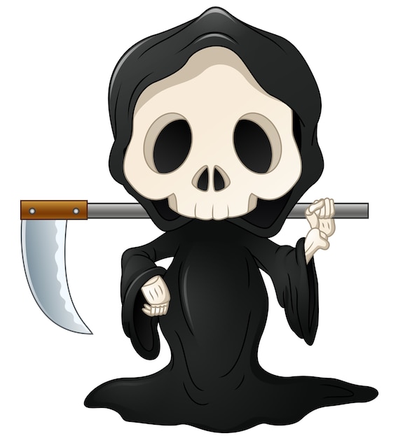 Grim reaper cartoon