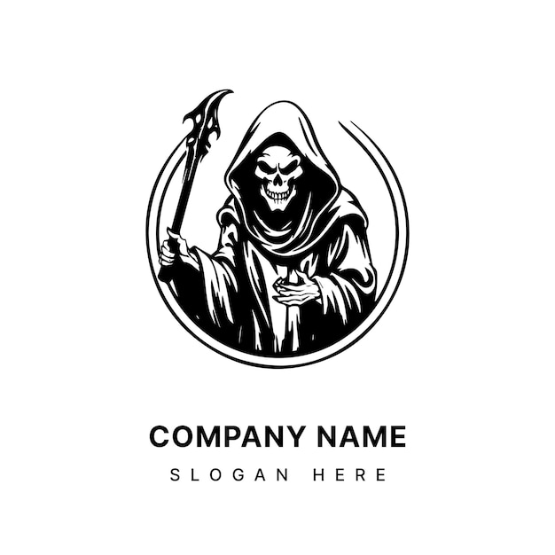 Scythe reaper logo Vectors & Illustrations for Free Download | Freepik