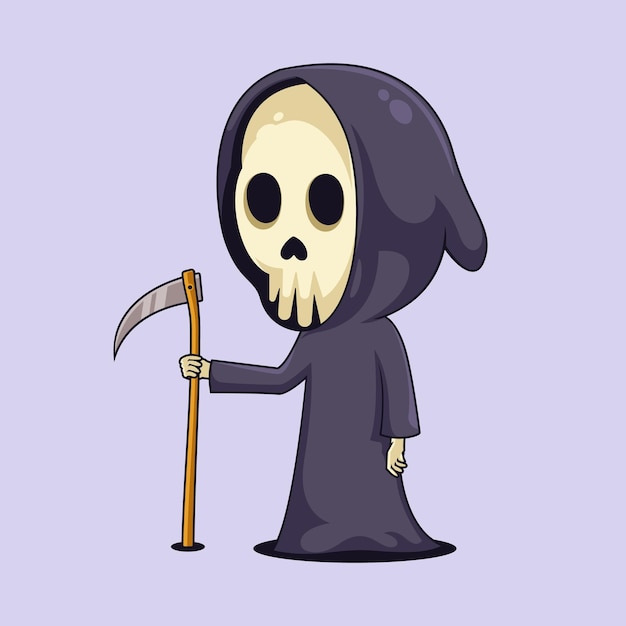 Grim reaper vector halloween character