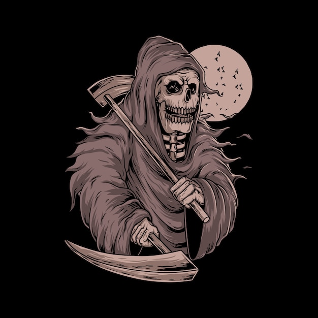 Vector grim reaper