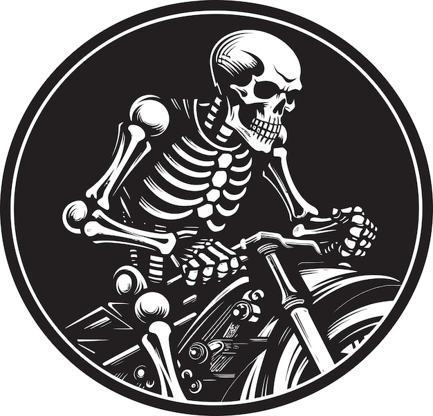 Ужасные перестроенные скелеты и современные мотоциклы