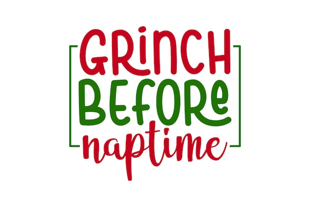 Vector grinch before naptime