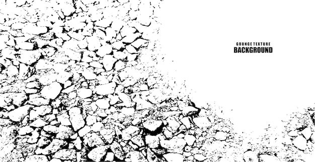 Vector grind grunge textuur monochrome achtergrond vector