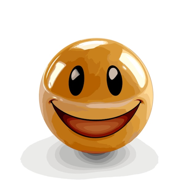 Vector grinning squinting face emoji vector on white background