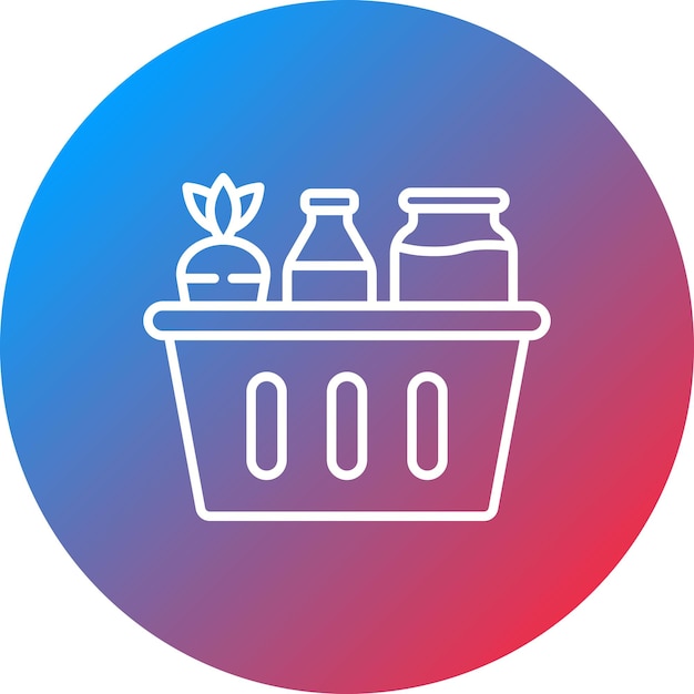 Groceries icon vector image can be used for mall