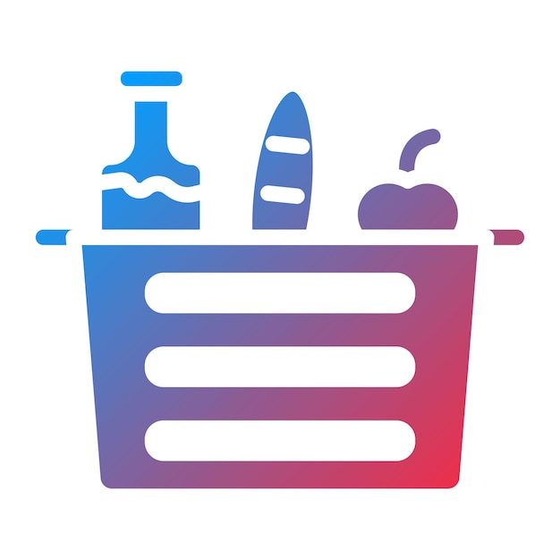 groceries icon vector image can be used for web store