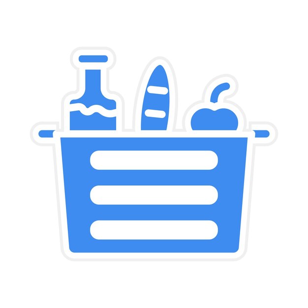 groceries icon vector image can be used for web store