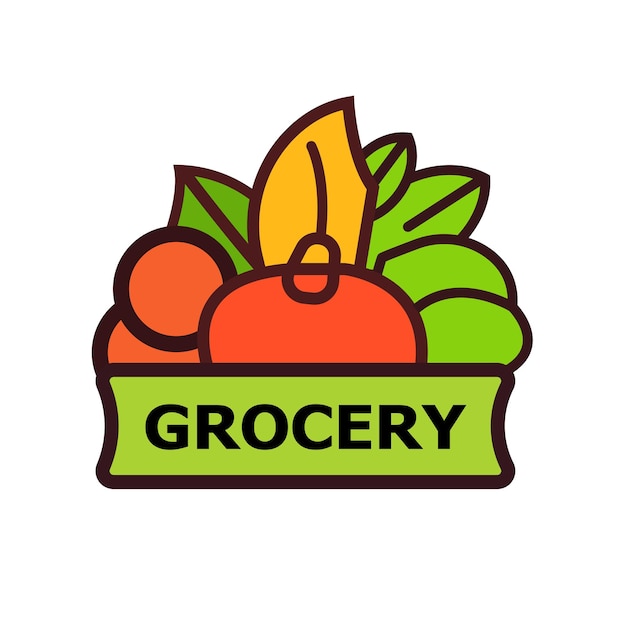 grocery store logo design