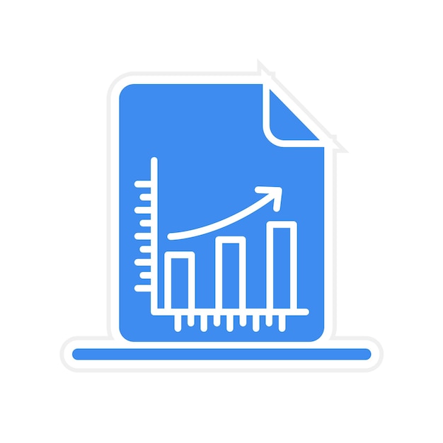 Groeiende data-icon vector afbeelding Kan worden gebruikt voor Data Analytics