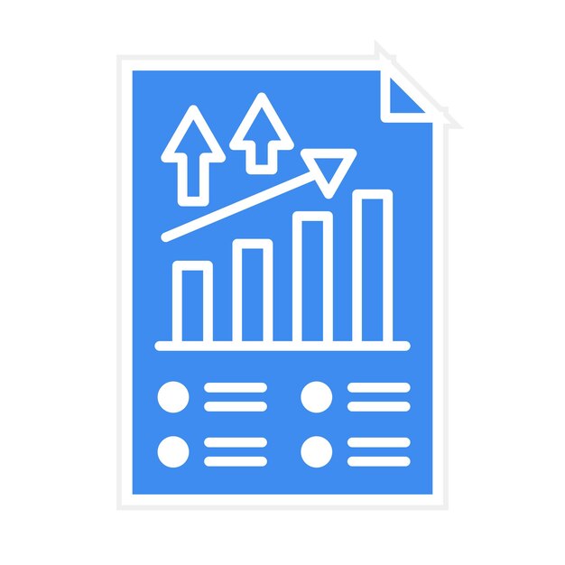 Groeiende data icon vector afbeelding Kan worden gebruikt voor Web Hosting