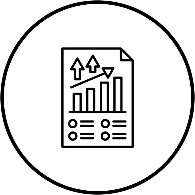 Groeiende data icon vector afbeelding Kan worden gebruikt voor Web Hosting