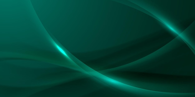 Groen abstract achtergrondontwerp met elegante elementen vectorillustratie