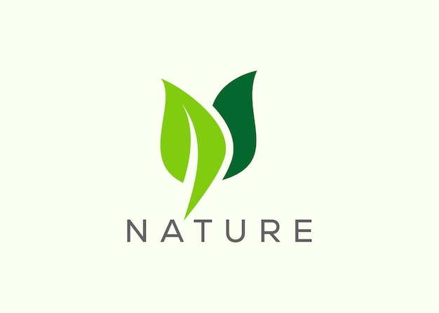 Groen blad logo ontwerp vector sjabloon Natuur Leaf vector logo ontwerp