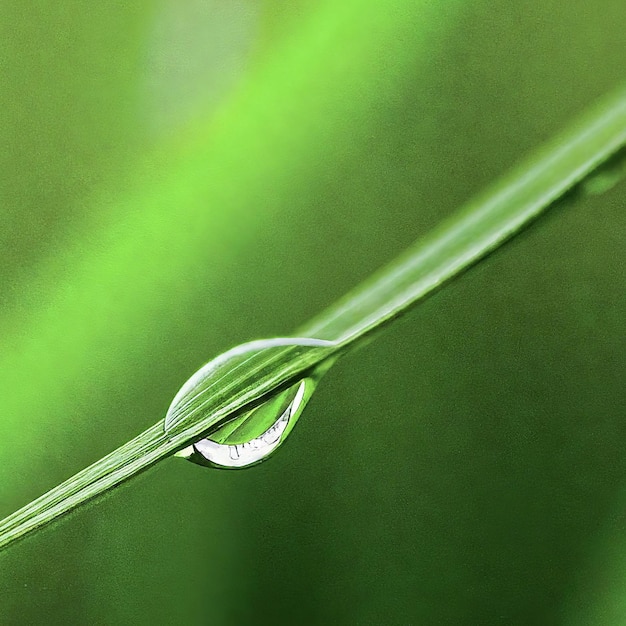 groen blad met waterdruppels groen blad met waterdruppels