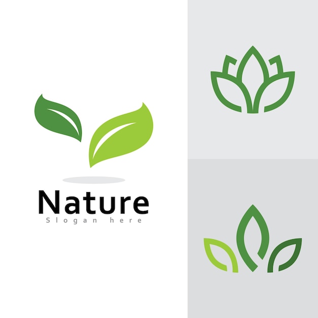 Groen blad natuur element ecologie vector design