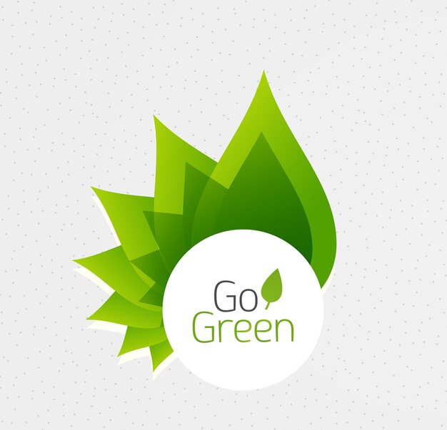 Groen blad pictogram concept