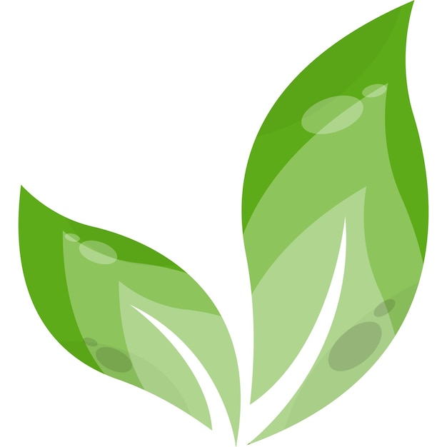 groen blad vector logo