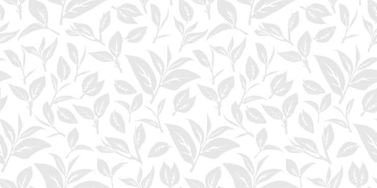 Vector groen blad vector patroon achtergrond groen thee blad naadloos patroon thee blad patroon