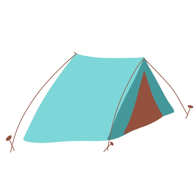 Groen blad. vectorillustratie geïsoleerd op een witte achtergrond, vlakke stijl.