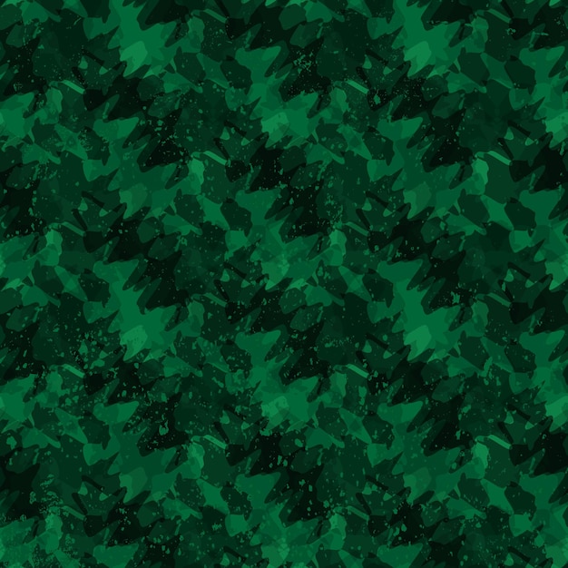 Groen camouflage naadloos patroon als achtergrond
