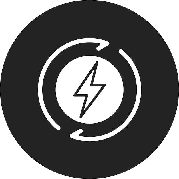 Groen energie-icon vector afbeelding Kan worden gebruikt voor duurzaam leven