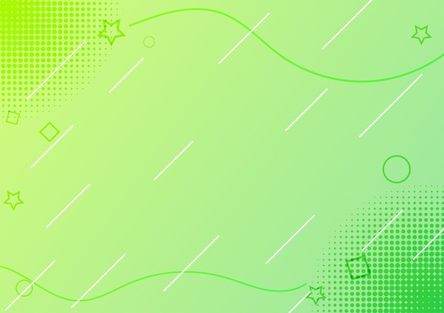 Groen gradiënt abstracte achtergrondontwerp