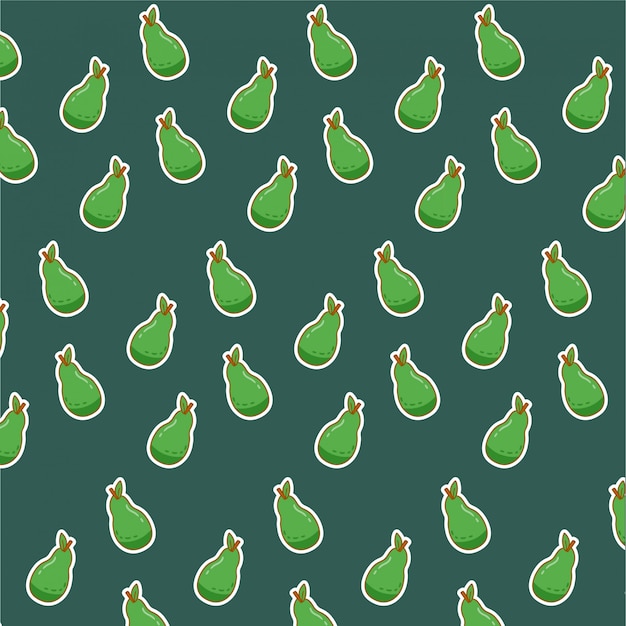 Groen perenpatroon