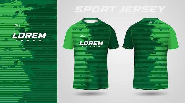 groen shirt sport jersey ontwerp