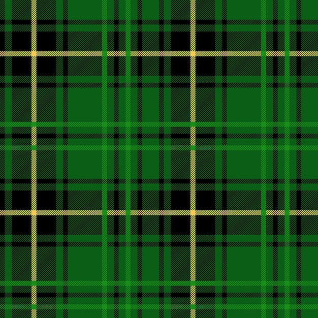 Vector groen tartan plaid naadloos patroon