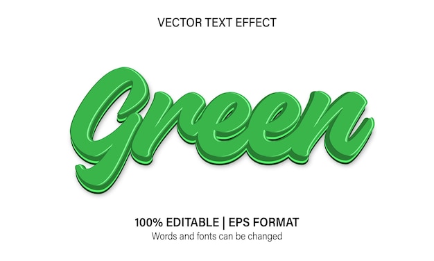 Groen teksteffect