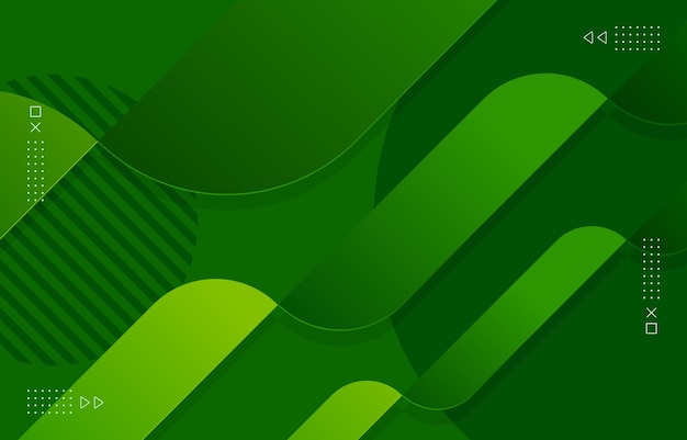 Groene abstracte geometrische achtergrond