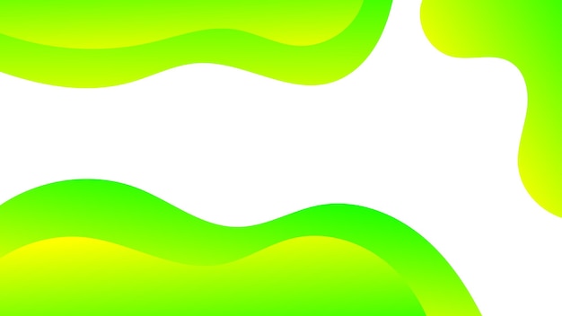 Groene abstracte golf vector achtergrond