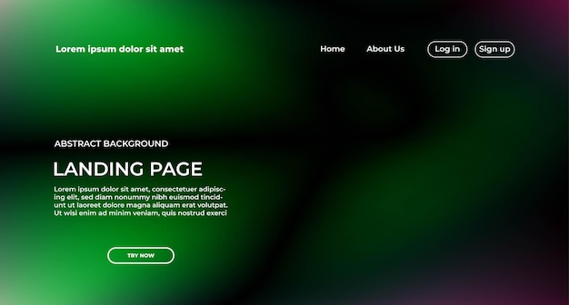 groene achtergrond van bestemmingspagina