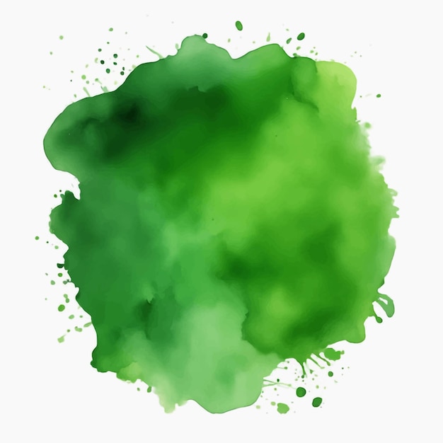 Groene aquarel achtergrond