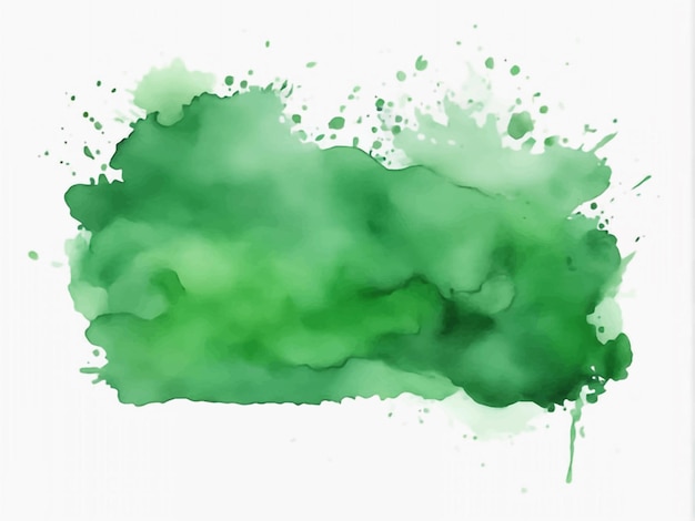 Groene aquarel achtergrond