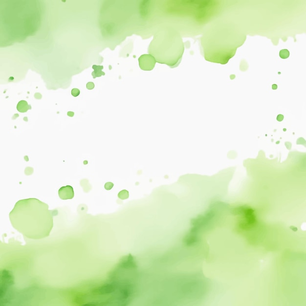 Groene aquarel achtergrond