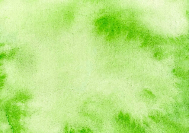 Vector groene aquarel textuur en abstract