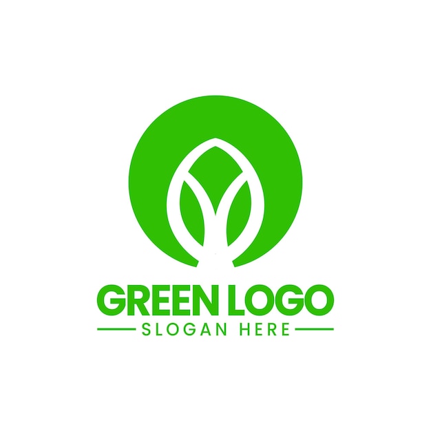 Groene blad logo