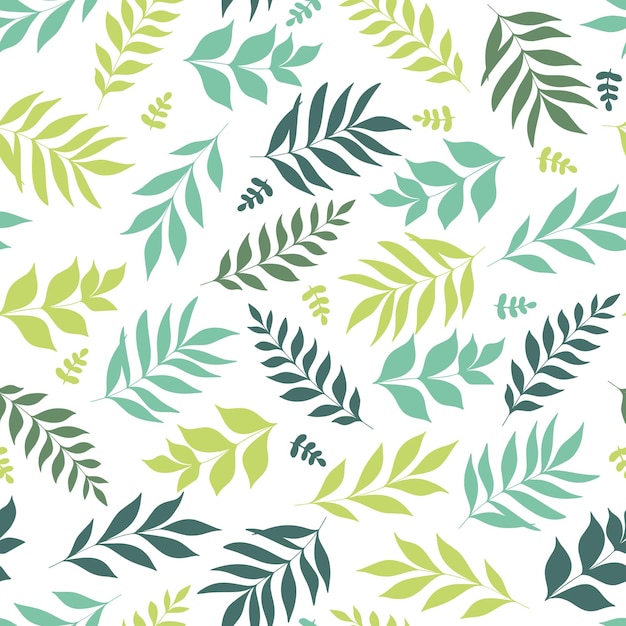Groene bladeren naadloos patroon Print voor stoffen kleding goederen websites