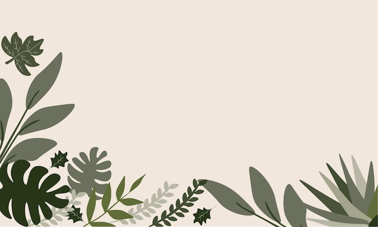 Vector groene bladeren op lichte achtergrond frame vector background