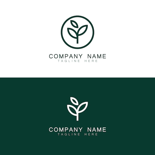 Groene boom blad ecologie natuur element vector design