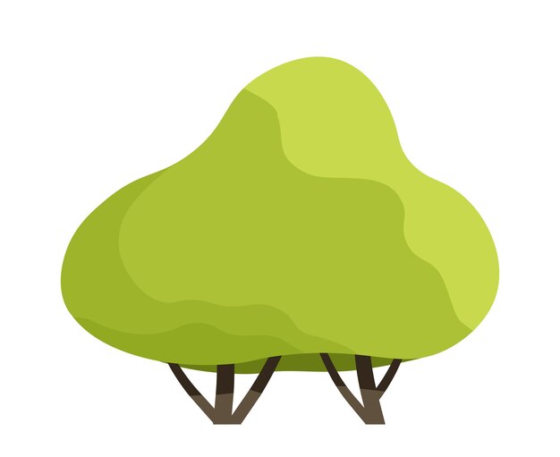 Groene boom icoon