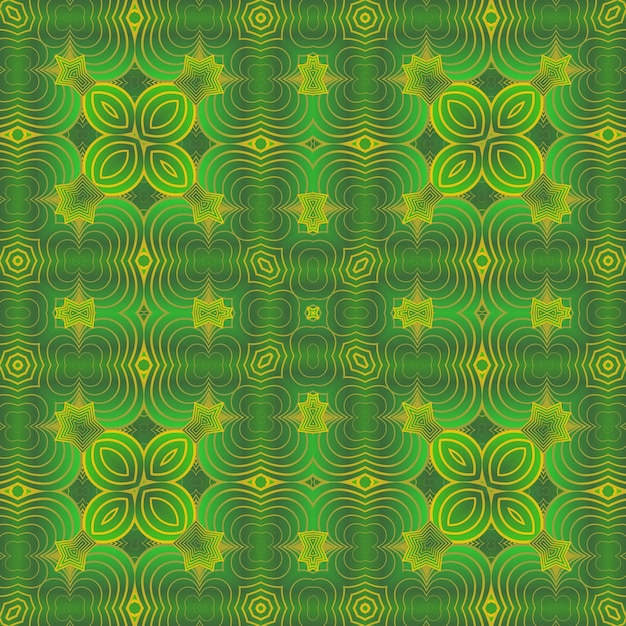 Groene en gele achtergrond met een patroon van de zon en het woord Brazilië erop.