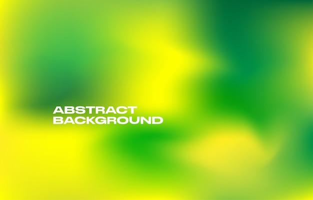 Groene en gele Verloopnet vector holografische levendige vloeiende abstracte achtergrond wazig