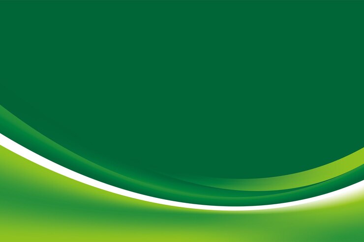 Vector groene gladde gebogen achtergrond