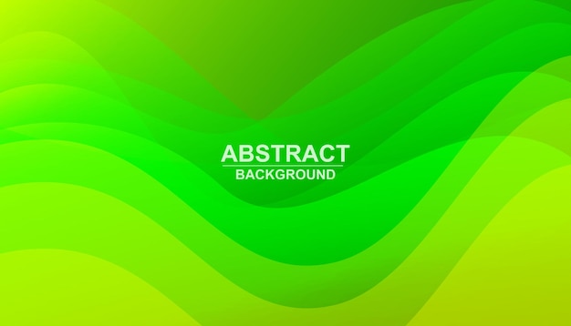Groene golvende abstracte achtergrond groene golvende achtergrond minimalistische dynamische gladde vormen