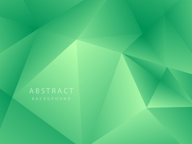 groene gradiënt veelhoek geometrische patroon abstracte achtergrond