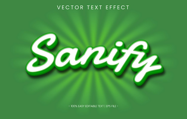 groene kleur tekst effect moderne stijl script voorbeeld tekst